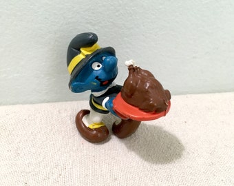 Vintage Thanksgiving Smurf