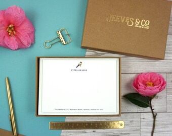 Personalised British Birds Notecards