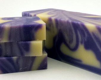 This is a beautiful lavender soap rich and creamy 7 oz