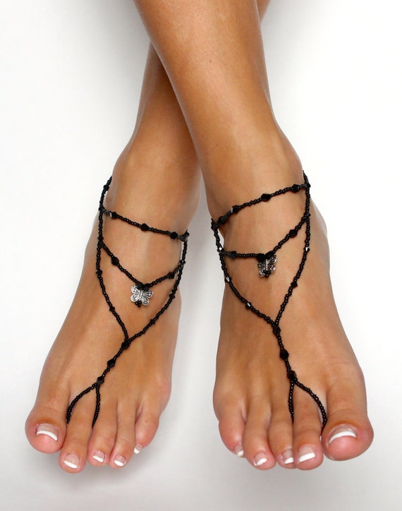 Items Similar To Black Butterfly Barefoot San