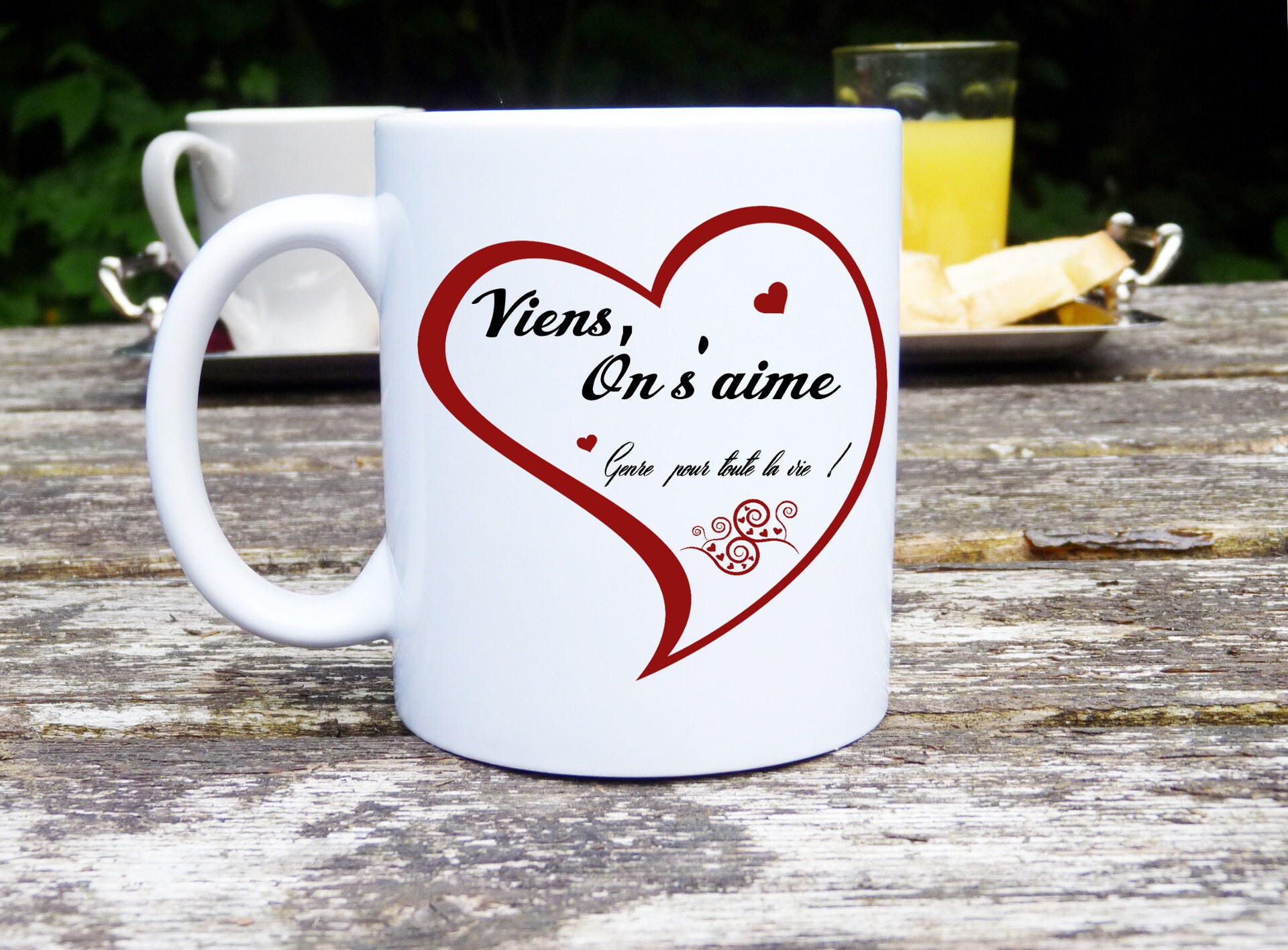Et Si On S Aimait Genre Toute La Vie Mug amour Viens on s'aime genre pour toute la vie