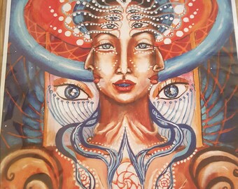 Naikhoo-sphere-Galactic Ambassador-limited edition giclee print 30/40cm