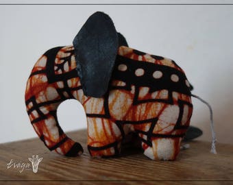 Ndovu-fabric-Elephant from African Waxprint