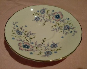 Avon Blue Blossoms Saucer