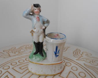 Porcelain soldier vintagevintage Antiques