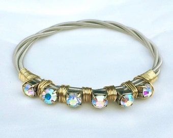 Guitar String Bangle Bracelet