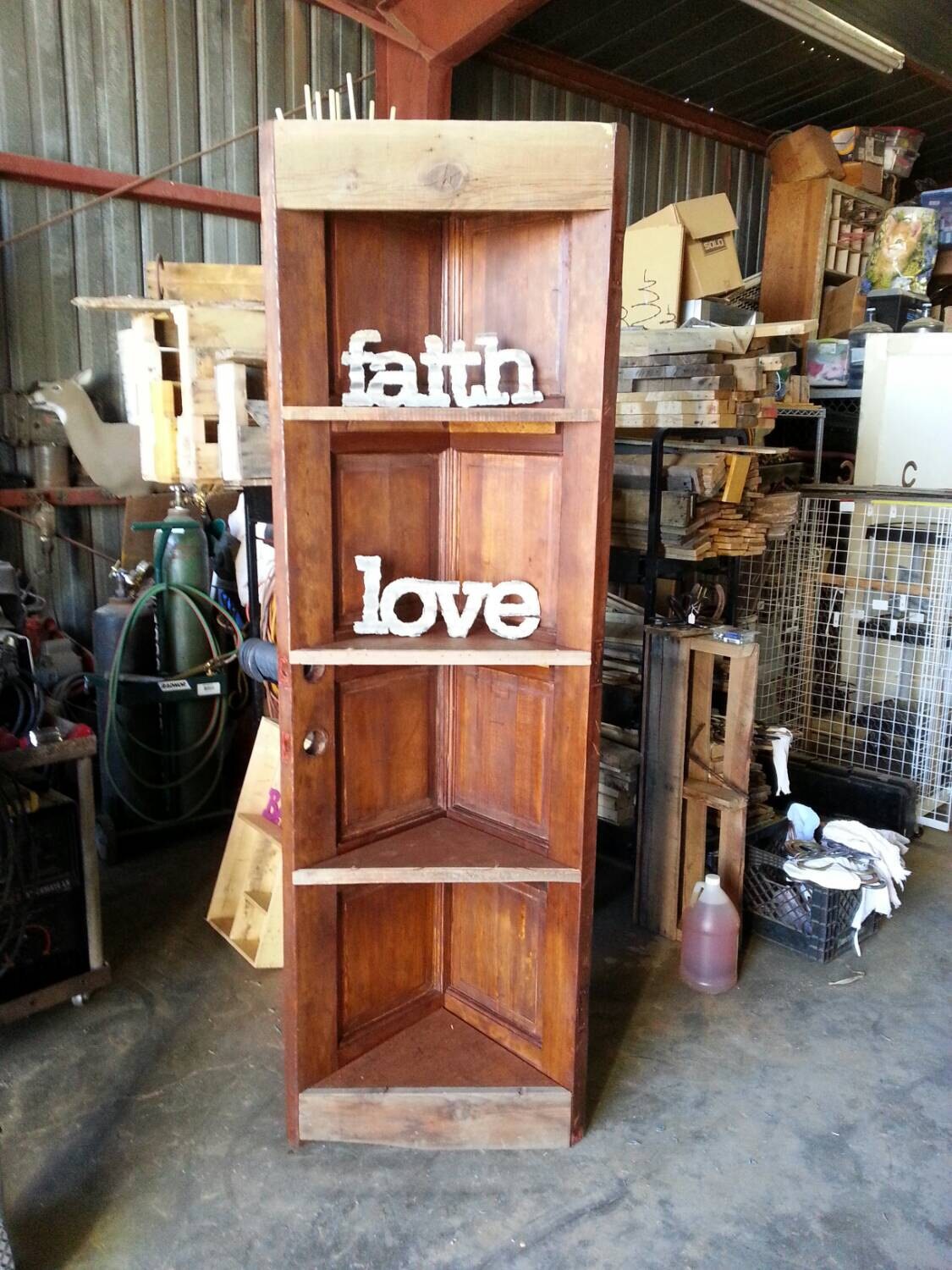Door corner shelf gallary only Custom made