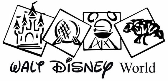 Download Walt Disney World Parks Logo Car Decal Sticker Vinyl EPCOT