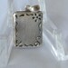 Boma sterling silver locket pendant book style with Mona Lisa picture inside 6.4g