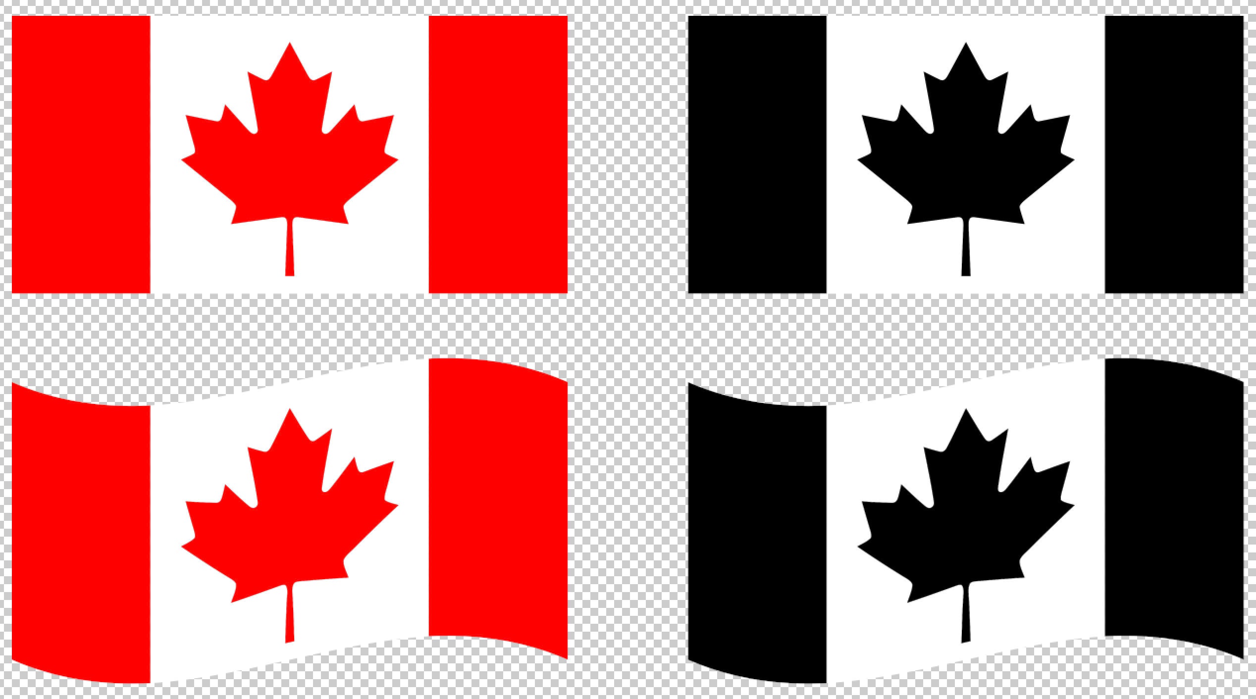 Canada Flag SVG Vector Clip Art Cutting Files for Cricut, Silhouette