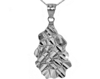 Sterling Silver Nugget Necklace