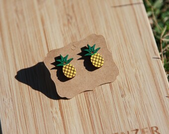 Pineapple earrings