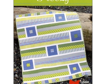 Pattern "Breezy" Crib / Baby Quilt Pattern by Cluck Cluck Sew (CCS148) Paper Pattern Instructions