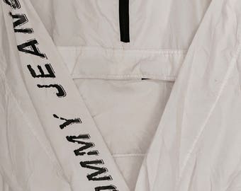 Tommy Jeans vintage windbreaker white(rare) size XL