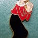 Vintage Olive Oyl Enamelled pendant/charm