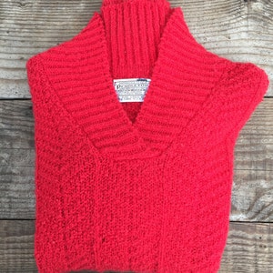 Vintage Red Pendleton Wool Sweater- Small/Medium