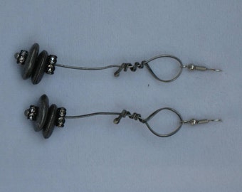 Fun Metal Dangle Earrings