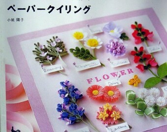 PAPER QUILLING JAPANESE Pattern-“Ondori Paper Quilling”-Japanese Craft E-Book #154.Instant Download Pdf file.
