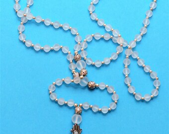 Clear Crystal Quartz Clarity Mala