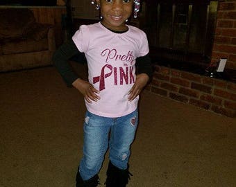 Pretty in Pink Breast Cancer Awareness Shirt