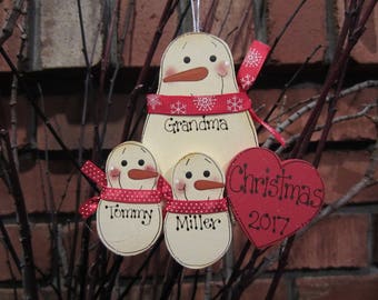 My Grandma Melts My Heart Personalized Ornament, Grandchildren Ornament, Grandparent Ornament, Personalized Grandma Ornament, Grandparent