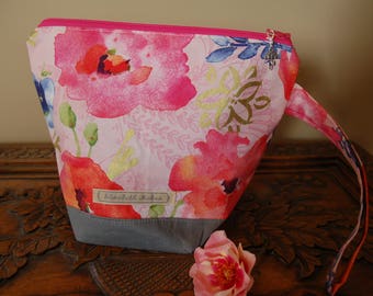 Pansies Knitting Project bag, small