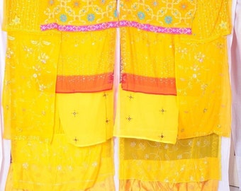 indian curtains bohemian curtains gypsy curtains boho curtains sari curtains bohemian curtain C288