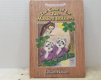 The Case of the Two Masked Robbers, 1986, Lillian Hoban, vintage kids book