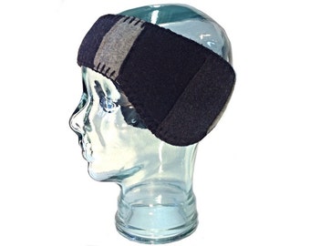 Wool Earflap Headband - Fleece Lined - Wool Headband - Free U.S. Shippping