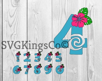Moana numbers svg, moana svg, moana font svg, disney svg, cartoon svg, svg file for cricut, silhouette, svg files, svg