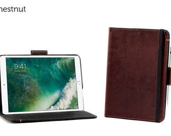 SECONDS - Oxford Leather iPad Pro 10.5 Case - Chestnut | Leather iPad Pro Case (Magnet does not work)