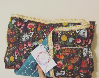 Haut De Couette Enfant Avec Appliqués De Trains - Pièce Unique Faite Main, Non Fini