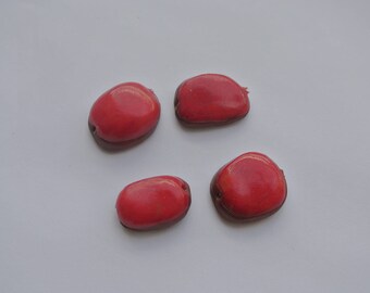 set of 4 beads polymer clay for creation