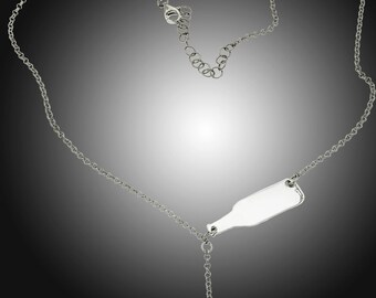 Wine bottle necklace, necklace and glass, wine glass necklace, wine necklace, wine necklace, wine, wine jewelry,