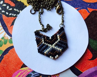 handwoven beaded Choker