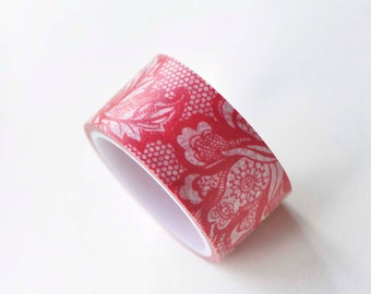 Flower Washi Tape / Japanese Masking Tape 20mm wide x 5m long No.13167