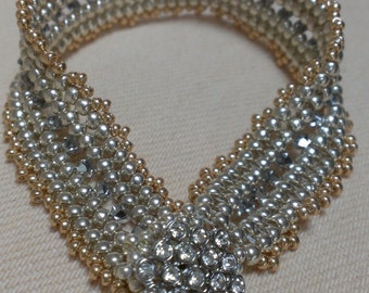 Petite Golden Edged Silver Wrap