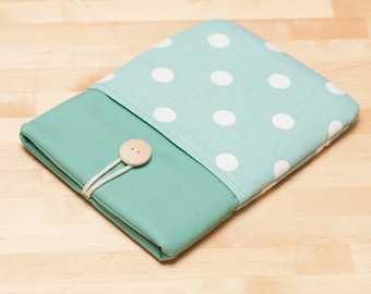 ipad mini case / ipad mini cover / ipad mini sleeve - Dots in sage