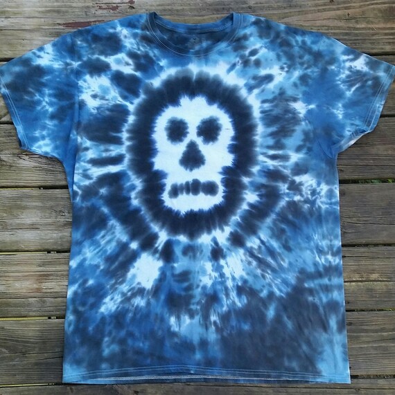 how to make a skull tie dye shirt