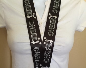 Cheerleader lanyard, ID holder, key holder