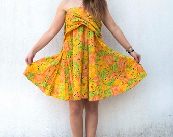 Vintage dress 1980s- Vintage dress New with tag - Made in Italy - not used / remainder - new with tag - Made in Italy