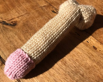 Knitted penis model prototype 2