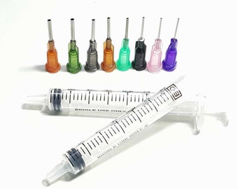 Syringe Kit for Soft Clay, ClayStay, or enameling / Aussie Metal Clay supplies