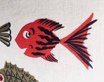 MINT 1950s Tammis Keefe tea towel
