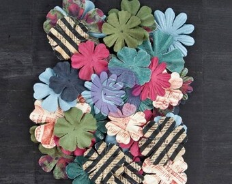 24 flowers, blossoms paper PRIMA MARKETING