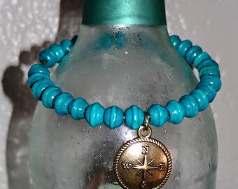 Bangle bracelet teal