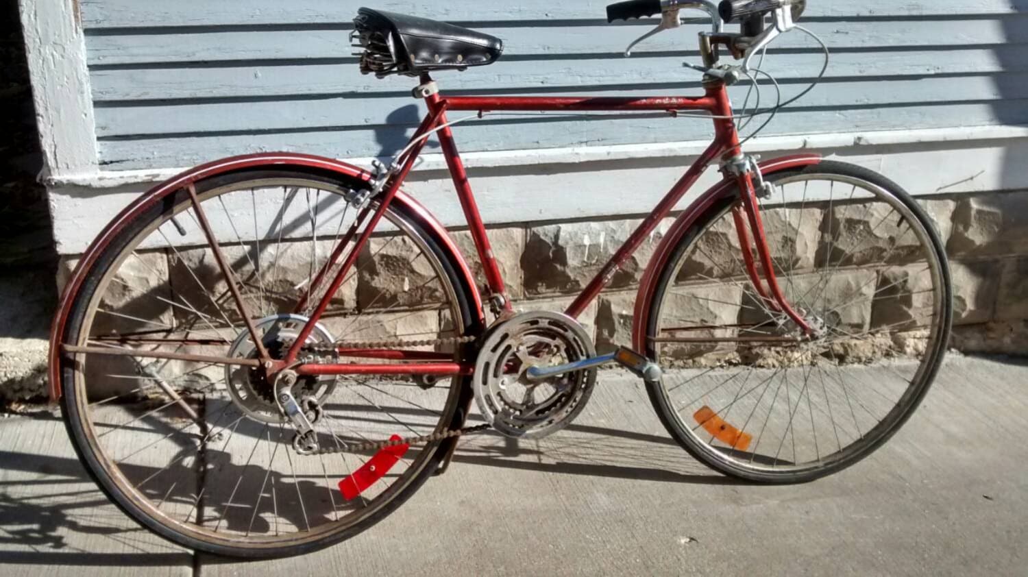 Vintage, Schwinn, Bike, Mens, Chicago, Suburban, Chestnut, 10 Speed