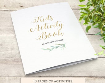 Wedding Kids Activity Book Wedding Table Activities for Kids, Kids Activity Pack, Coloring, Maze, Word Search, I Spy, Download and Print