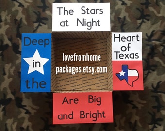 Texas Pride Military Care Package Flaps