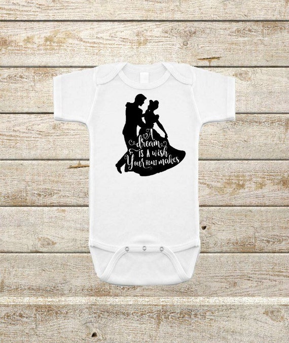 Disney Themed Onesie Cinderella Girl Onesie Baby Girl